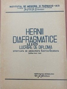 Hernii diafragmatice la copii Sinitchi Georgeta