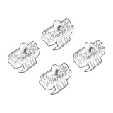 Kit montaj bare plafon Nordrive C234 pentru Peugeot 208, Opel Corsa F, Lancia Ypsilon