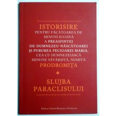 ISTORISIRE PENTRU FACATOAREA DE MINUNI ICOANA NUMITA PRODROMITA , SLUJBA PARACLISULUI , 2013
