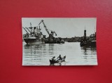 CARTE POSTALA - RPR - BRAILA - VEDERE DIN PORT, Circulata, Fotografie