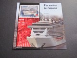 Djibouti 2022 Bloc de Timbre Poștal &ndash; MSC Preziosa &amp; MSC Seashore, 1000 FD, obliterat, Transporturi, Stampilat