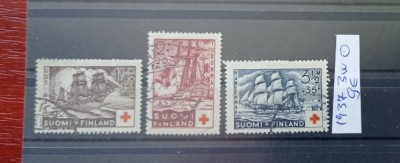 TS21 - Timbre serie Soumi-Finland - Finlanda - 1937 foto