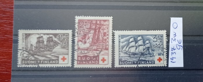 TS21 - Timbre serie Soumi-Finland - Finlanda - 1937