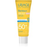 Uriage Bari&eacute;sun Tinted Cream SPF 50+ crema de fata cu efect de protectie SPF 50+ culoare Fair tint 50 ml