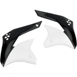 Laterale radiator Kawasaki KXF250/ 06 alb/negru Cod Produs: MX_NEW KA03767047