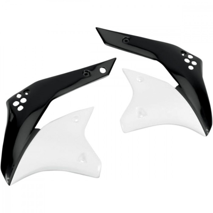 Laterale radiator Kawasaki KXF250/ 06 alb/negru Cod Produs: MX_NEW KA03767047