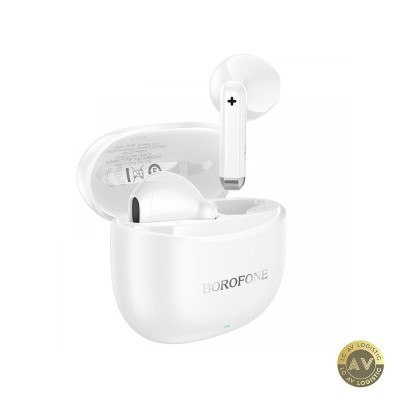 Handsfree Bluetooth Borofone BW88 Deep Rhyme TWS Alb foto