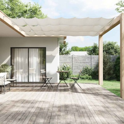 vidaXL Copertină verticală, alb, 100x800 cm, țesătură Oxford 148161 foto