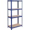SONGMICS Raft cadru metalic modular pentru depozitare, 4 polite, 160x80x40cm, sarcina 520 kg, albastru Household NewTrend