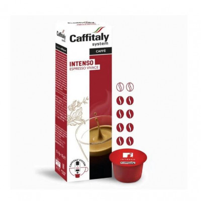 Capsule cafea Ecaffe Intenso Espresso Vivace, 10 capsule, compatibile CAFISSIMO foto