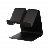 Cumpara ieftin Suport de birou pentru telefon, 40680 Desk Holder S014-BK, din metal, negru, Oem