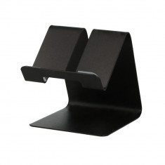 Suport de birou pentru telefon, 40680 Desk Holder S014-BK, din metal, negru