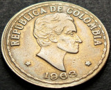 Moneda 20 CENTAVOS - COLUMBIA, anul 1963 * cod 4989