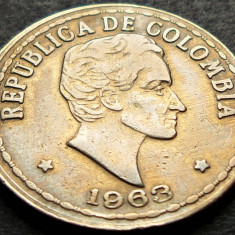 Moneda 20 CENTAVOS - COLUMBIA, anul 1963 * cod 4989