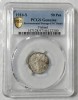 FINLANDA 50 PENNIA 1916 S - PCGS UNC Detail / Environmental Damage, Cod Certificat : 46122300, Emisiune Țaristă, Europa, Argint