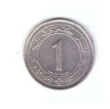 Moneda Algeria 1 dinar 1987, stare foarte buna, curata