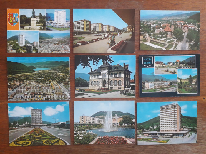 Lot 15 carti postale vintage cu Orasul Piatra Neamt / CP1