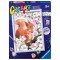 Ravensburger - CreArt pictura pe numere pentru copii cu sclipici veverita