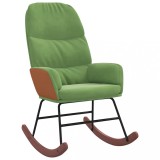 Scaun balansoar, verde deschis, catifea