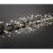 Instalatie craciun profesionala de exterior ip65, 5 m, 50 led-uri mari ,liniara, alb cald, interconectabila, prelungitor 1.5 m inclus, fir negru, flip