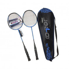 Set 2 Rachete Badminton cu husa