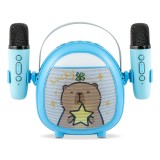 Cumpara ieftin Boxa portabila karaoke pentru copii cu Bluetooth si 2 microfoane, EM 1040B