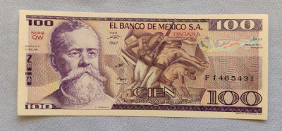 Mexic - 100 Pesos (1981) foto