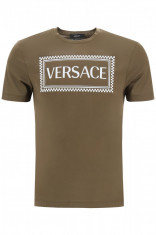 Tricou barbat Versace t-shirt with logo print A81548 A201952 A1618 Multicolor foto