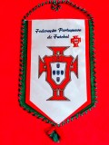 Fanion + insigna fotbal - Federatia de Fotbal din PORTUGALIA