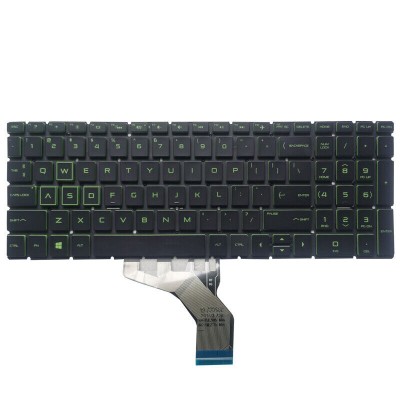 Tastatura Laptop, HP, 15-DA, 15T-DA, 15-DB, 15T-DB, 15G-DR, 15G-DX, iluminata, verde, layout US foto