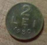 MNDRO30 monede Romania 2 lei 1950