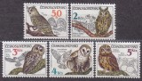 Cehoslovacia 1986 - Bufnite, pasari, serie neuzata