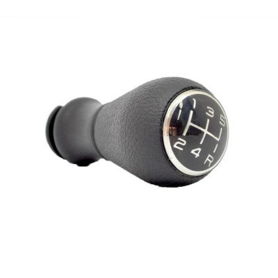 Nuca schimbator viteze pentru Peugeot / Citroen 206 307 407 C2 C3 C4 + kit adaptor, 5 viteze, Negru foto