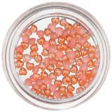 Inimi perlate - decorațiuni nail art, portocalii, INGINAILS