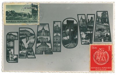 3515 - CRAIOVA, Francare Filatelica - old postcard, real photo - used - 1951 TCV foto