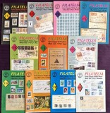 Romania 1995 - Lot 11 reviste filatelice romanesti FILATELIA / An XLIV complet