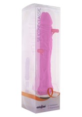 Vibrator Realistic Silicone Classic, Roz, 21 cm foto