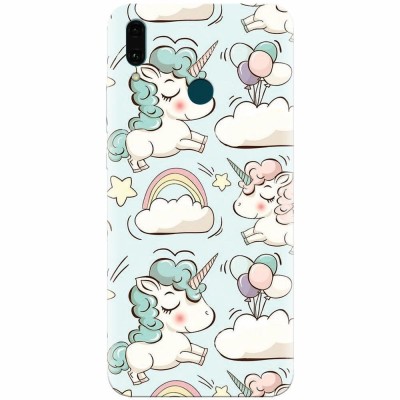 Husa silicon pentru Huawei Y9 2019, Unicorns And Clouds foto