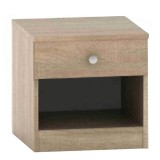 Cumpara ieftin Noptiera cu sertar stejar sonoma Betty 40x40x40 cm