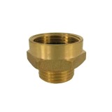 Racord filetat din alamă mamelon dublu prelungit 3/4" M x 1" F