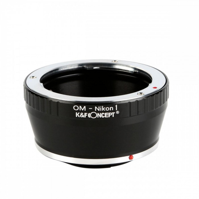 Adaptor montura K&amp;F Concept OM-Nikon1 de la Olympus OM la Nikon1 KF06.292