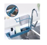 Organizator Chiuveta Bucatarie Telescopic, Suport Prosoape/Detergent, Plastic, 36-50.5cm
