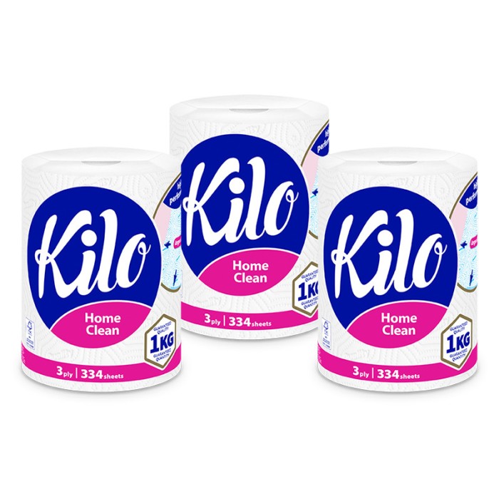 Set 3 Prosop de hartie Kilo Confort monorola, 3 straturi, 1002 foi, 3 kg