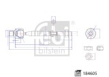 FEBI BILSTEIN 184605 Articulatie axiala cap de bara