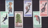 C5817 - Ungaria 1966 - Pasari 6v.nestampilat MNH