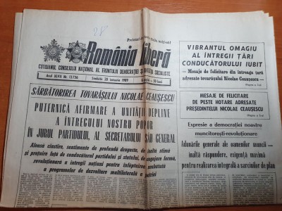romania libera 28 ianuarie 1989-vibrant omagiu al intregii tari caonucatorului foto