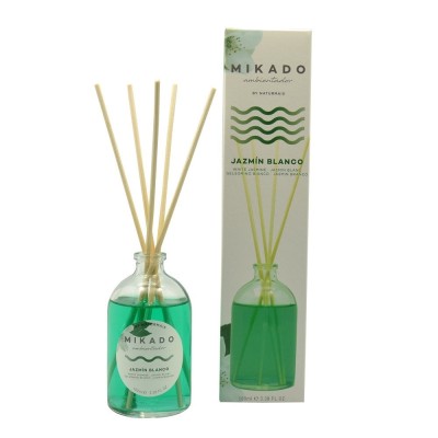 Odorizant camera cu betisoare, Mikado, Jazmin Blanco, 100 ml foto
