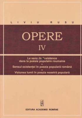 Liviu Rusu - Opere, vol. IV
