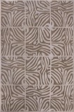 Covor Sofia Zebra 41006-1103, Covor Dreptnghiular, Maro, Inaltime Fir 10 mm, 60 x 110 cm