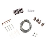 Kit suspendare Xthin TI6060SK, pentru panouri LED, argintiu